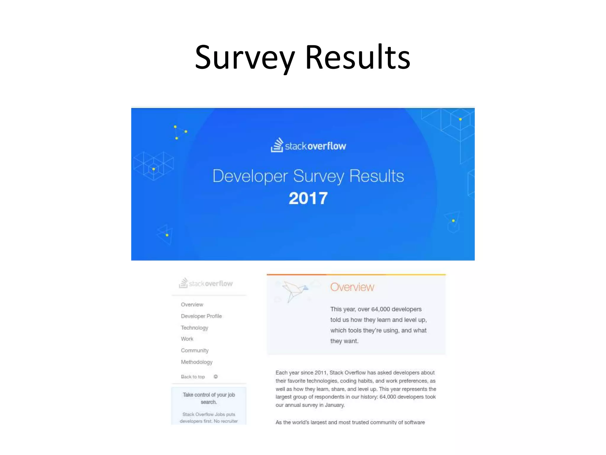 Survey Results
 