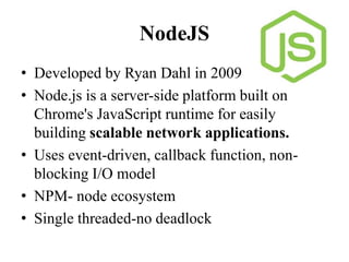 MEAN Stack - Introduction & Advantages - Why should you switch to MEAN ...