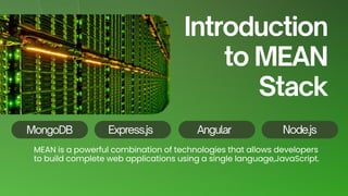 Comprehensive MEAN Stack Development Course for Full-Stack JavaScript | PDF