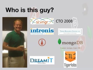 Who is this guy?
CTO 2008

 