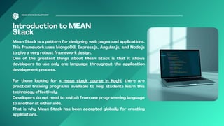 Introduction to MEAN Stack Development guide | PDF