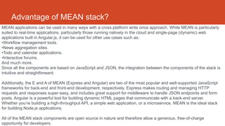MEAN Stack Tutorial by jeetendra mandal | PPT