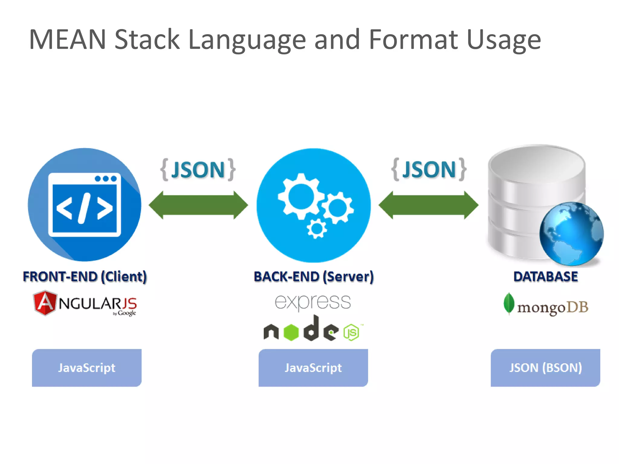 17
MEAN Stack Language and Format Usage
 