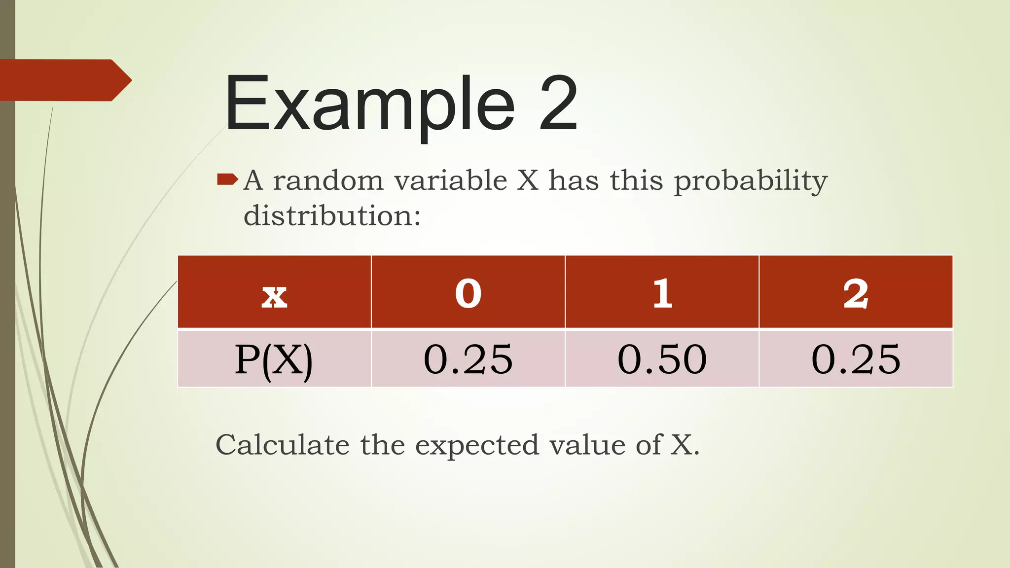 Mean, variance, and standard deviation of a Discrete Random Variable ...