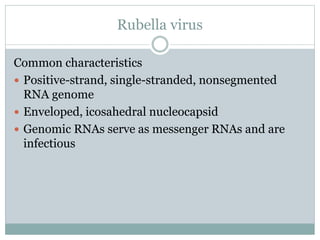 Measles, Mumps and Rubella viruses | PPTX
