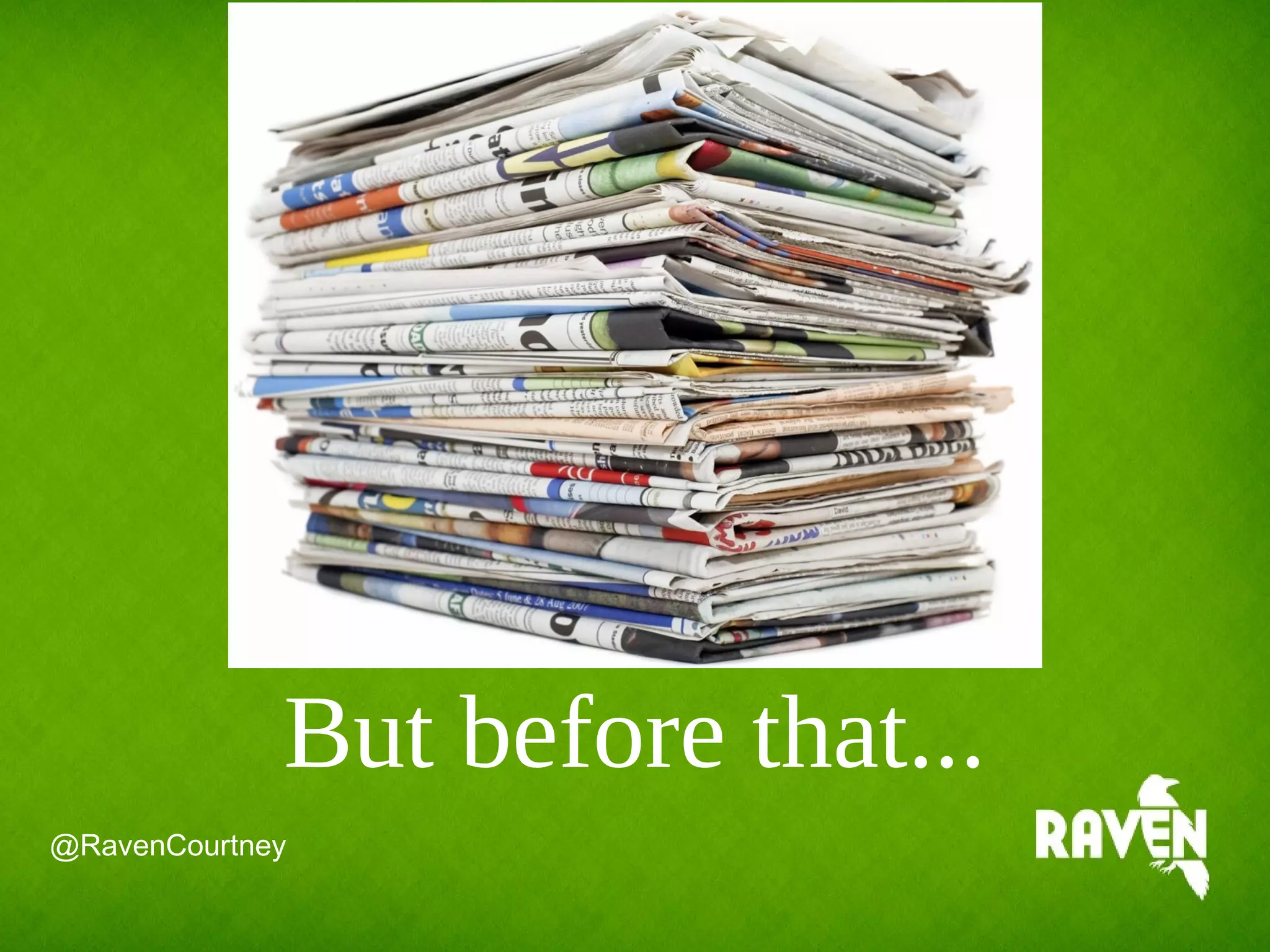 But before that...
@RavenCourtney
 