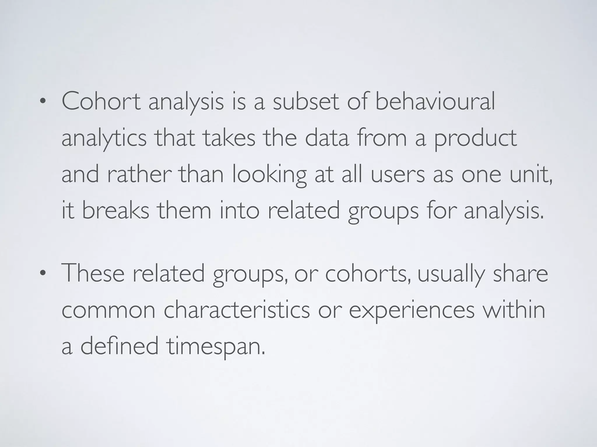 Facebook on early days
had only 150k users,
little revenue and many
superior competitors
…but 75% of users visit
one or more times per
day.
And within one month
of launching on a new
campus, could acquire
90% of the students.
 