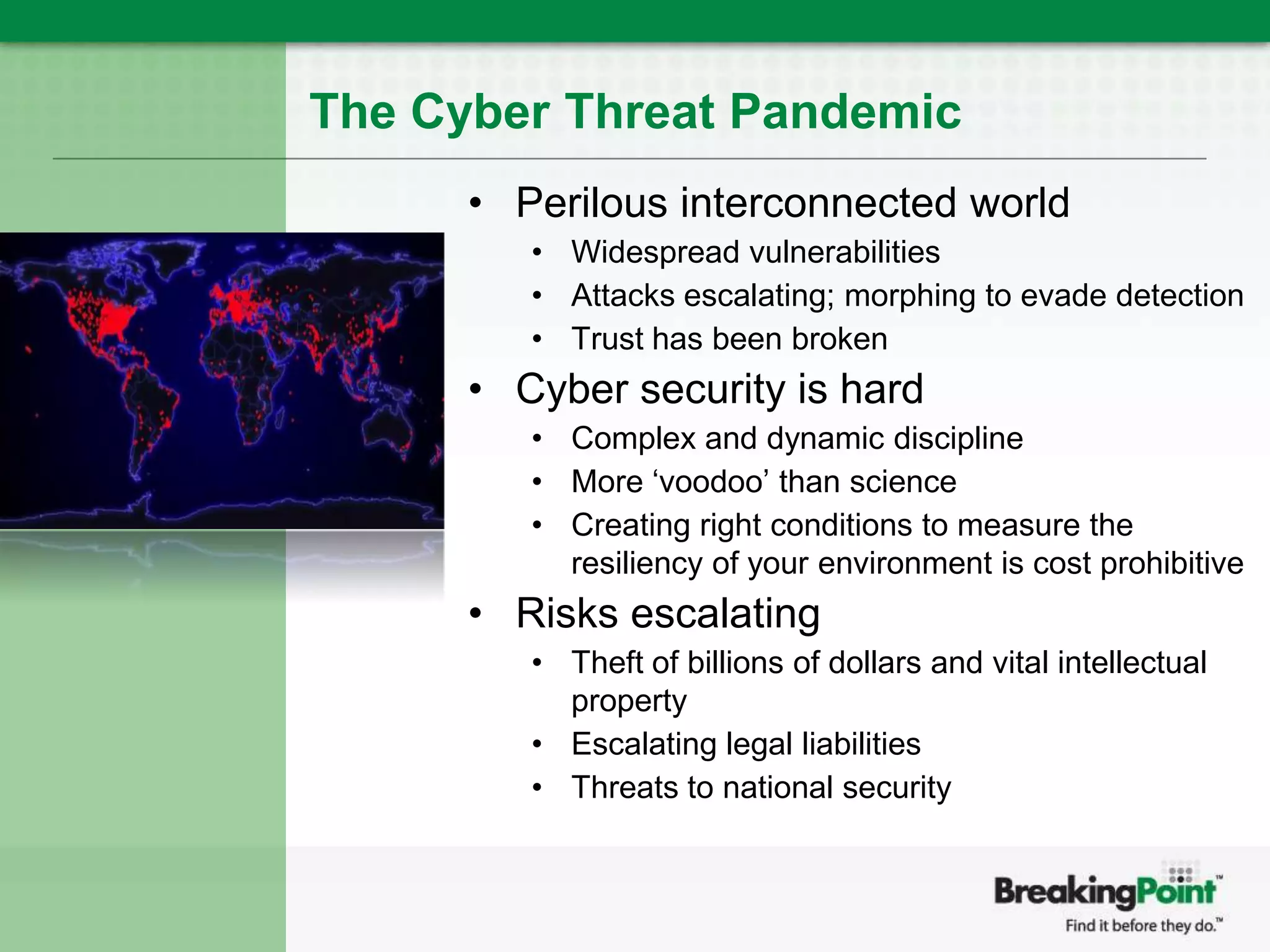 Cyber security leader and Cyber Tomography Machine™  pioneer