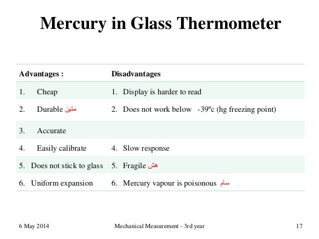 Disadvantages Of Liquid In Glass Thermometer Disadvantages Of Liquid In Glass Thermometer