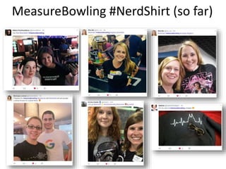 MeasureBowling #NerdShirt (so far)
 