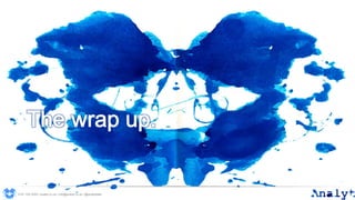 0191 704 2045 | analyt.co.uk | info@analyt.co.uk | @analytdata
 