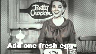 Add one fresh egg
 