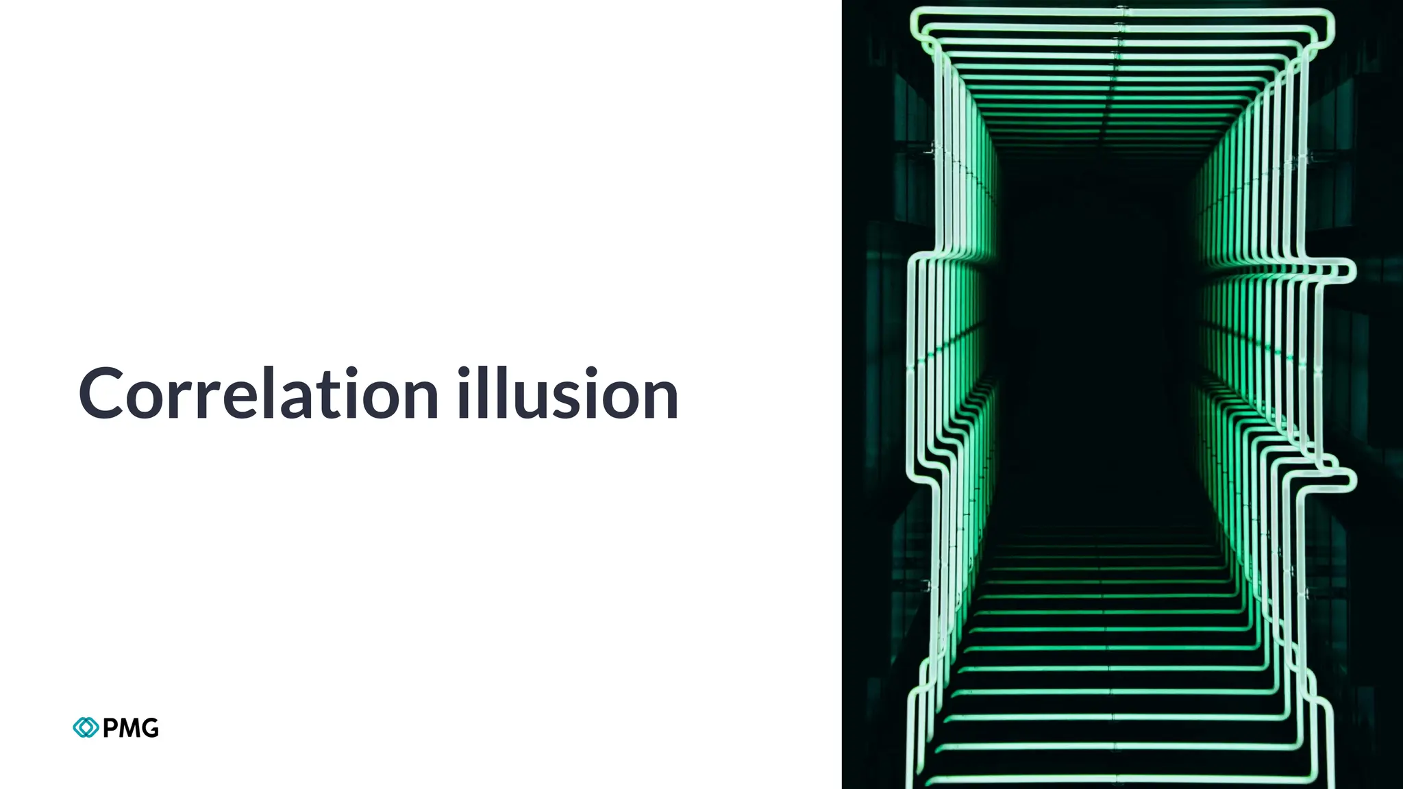 Copyright 2024 PMG Worldwide LLC. All rights Reserved
28
Correlation illusion
 