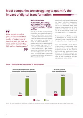 Measure for measure - the difficult art of quantifying return on ...
