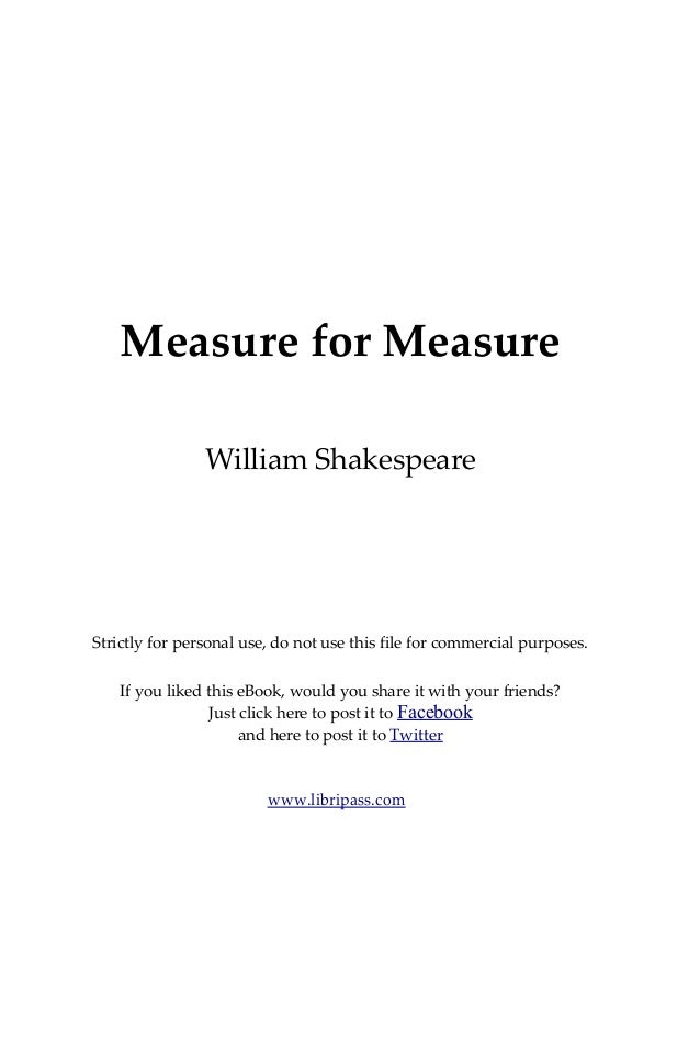 what is the measure of a man shakespeare