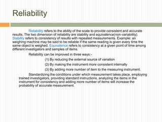 Concept of Measurements in Business Research | PPTX