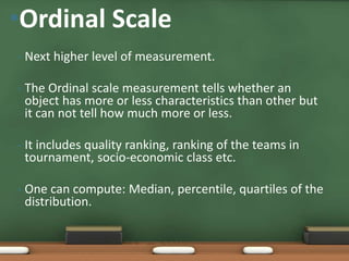 Measurement and Scaling | PPTX