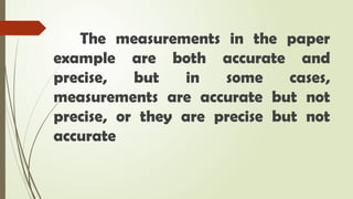 Measurement - Accuracy and Precission.pptx
