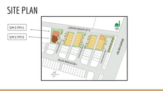 SITE PLAN
SEMI D TYPE B
SEMI D TYPE A
 
