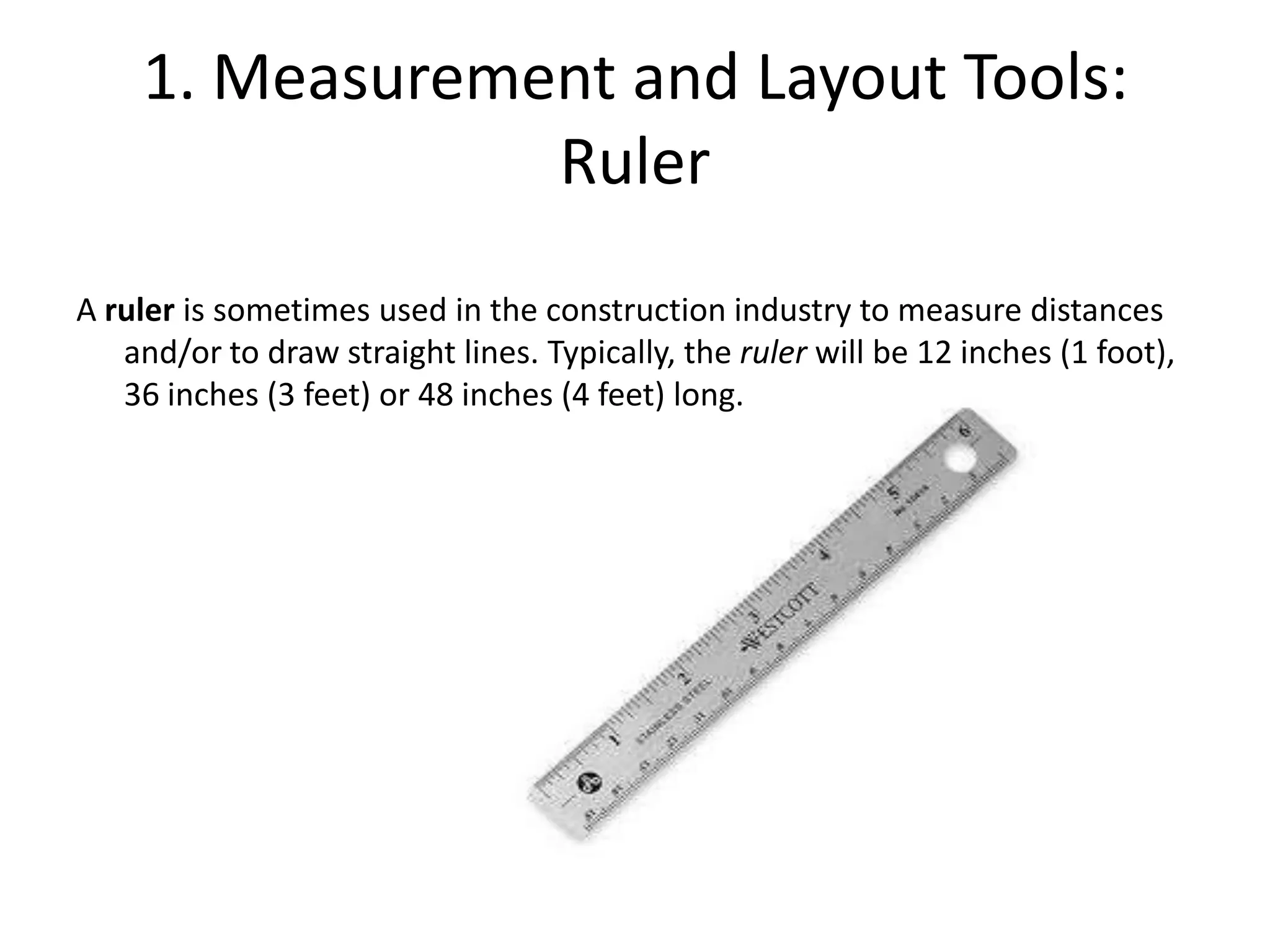 Measurement and layout tools revised | PPTX