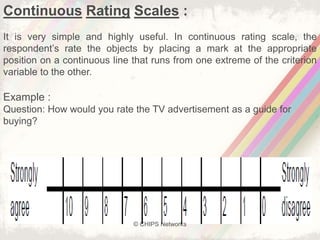 Measurement and scaling | PPSX