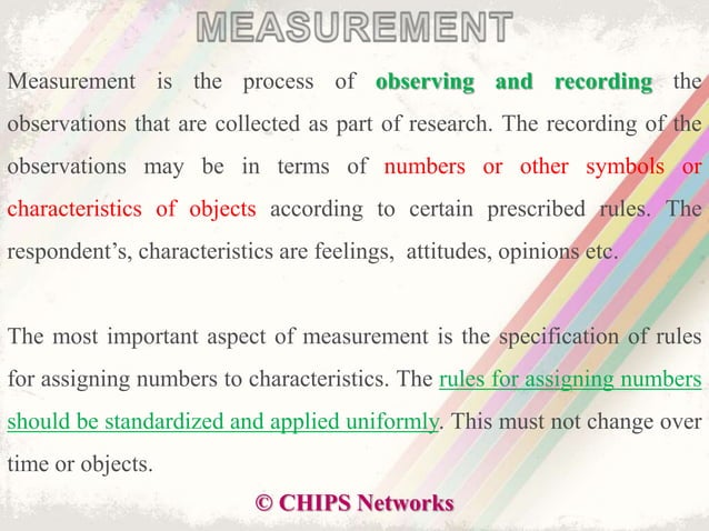 Measurement and scaling | PPT