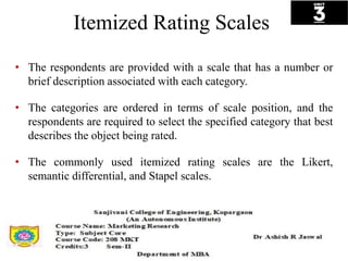 Measurement and scaling | PPT