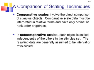 Measurement and scaling fundamentals and comparative scaling | PPT