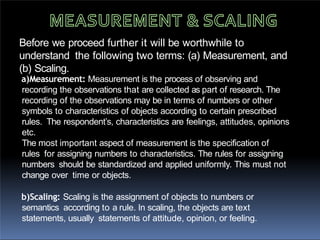 Comprehensive Guide to Measurement and Scaling Techniques in Research ...