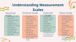 Number Ranking Scale Measurement refers to the process of quantifying a student’s ...