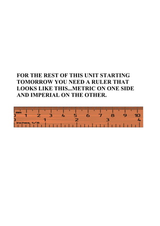 Measurement Intro