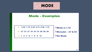 Measurement of central tendency | PPTX