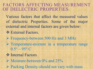 Measurement of dielectric properties of textile materials and their ...