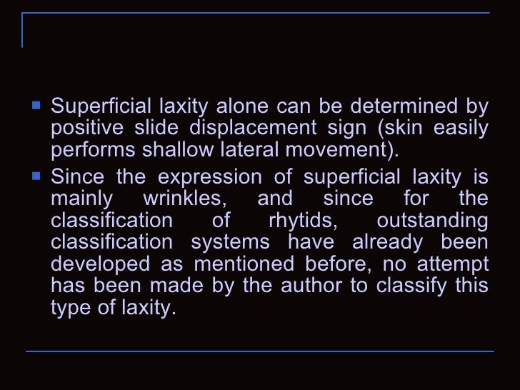 Measurement Of Facial Skin And Soft Tissue Laxity