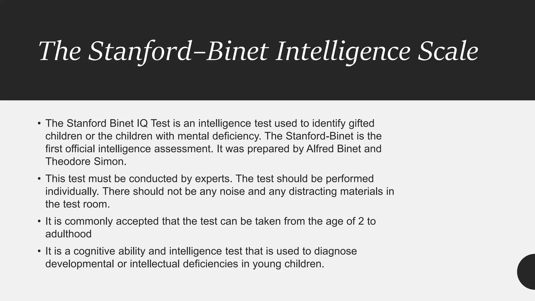 Measurement of intelligence | PPTX