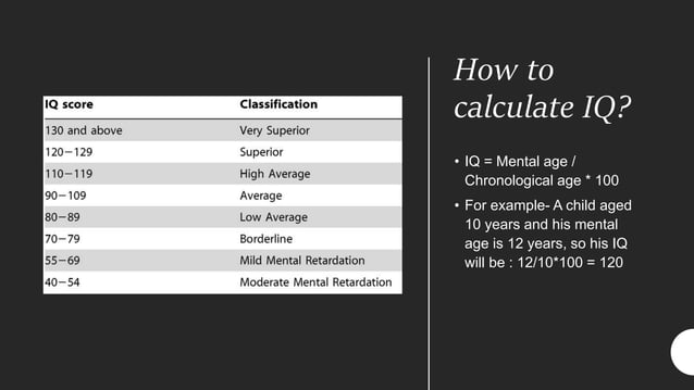 Measurement of intelligence | PPTX