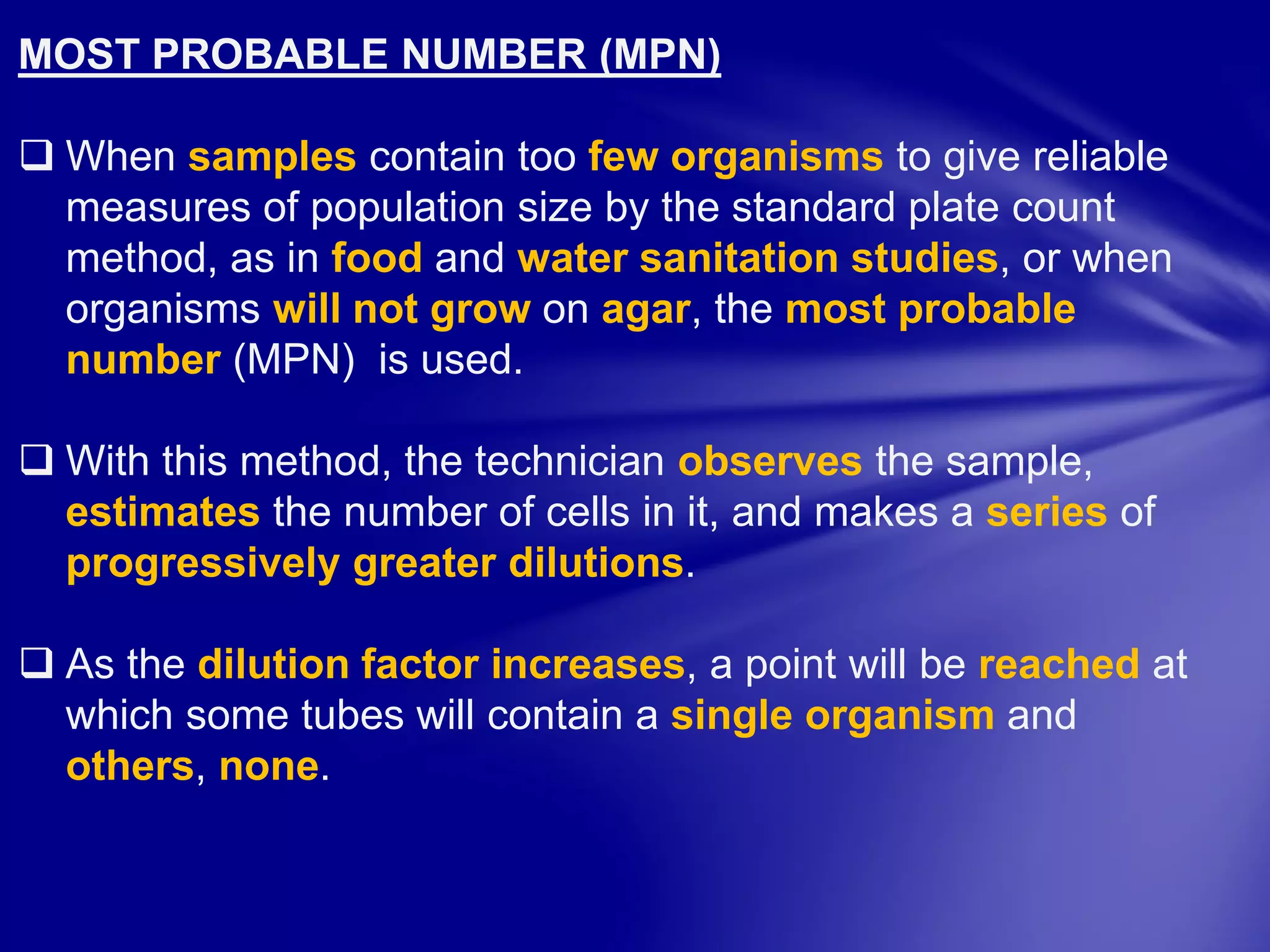 Measurement of microbial growth | PPTX
