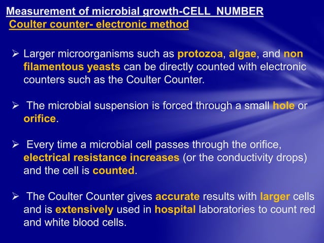 Microbe Math Measurement of microbial growth | PPTX