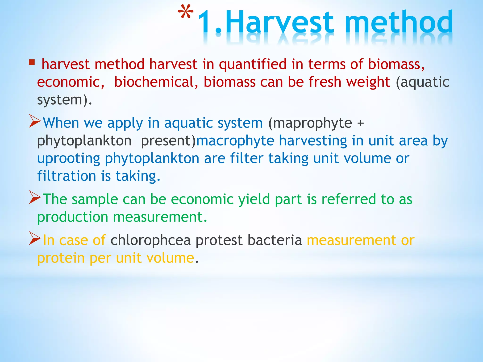 Measurement of primary productivity pptx chemistry science