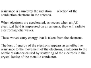 Measurements of Rediation Resistance in Antenna PPTX