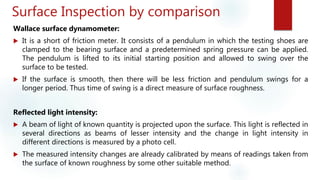 Measurement of surface finish | PPTX