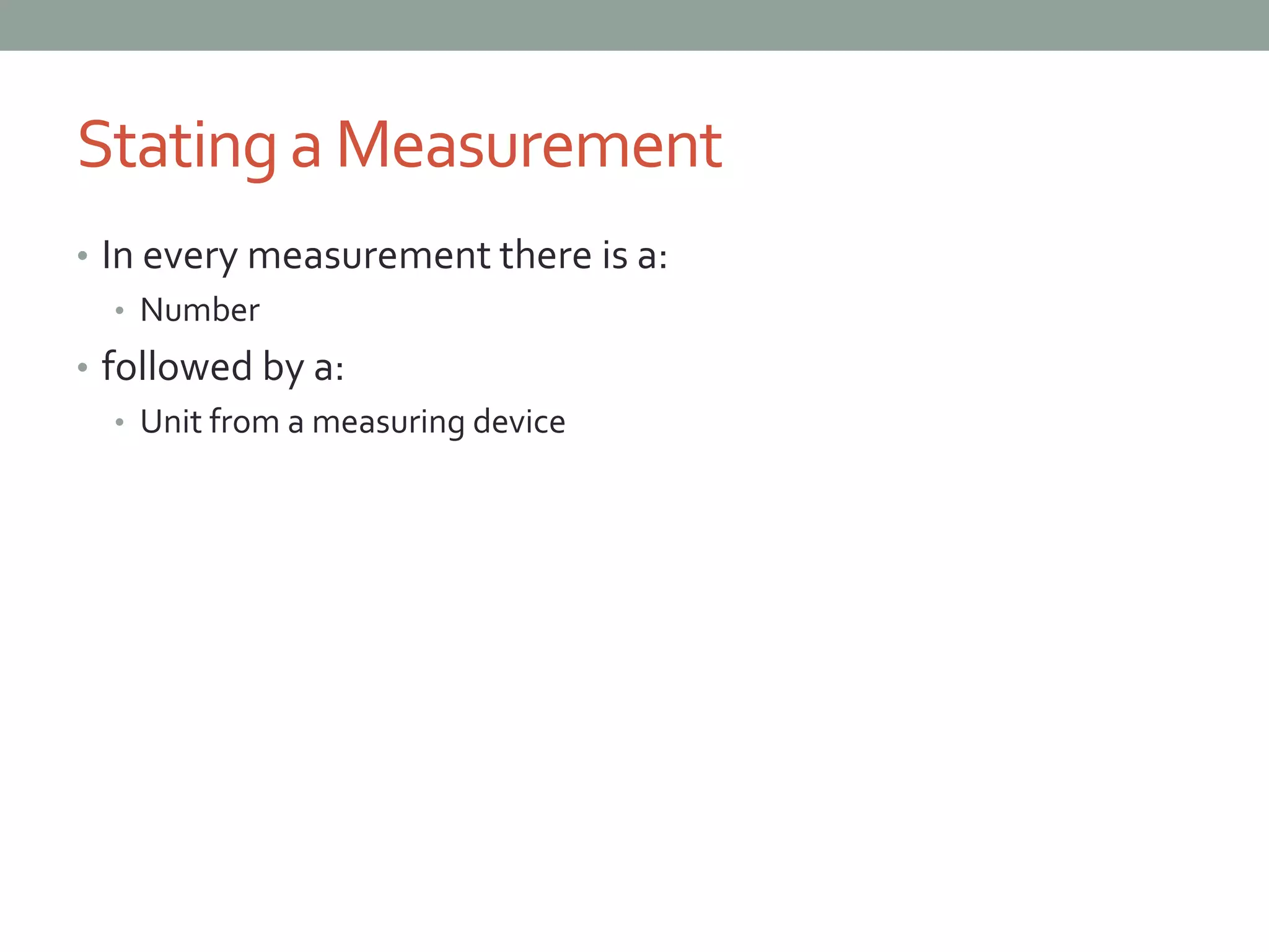 Grade 9 U0-L3 - Measurement | PPTX