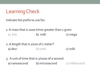 Grade 9 U0-L3 - Measurement | PPTX