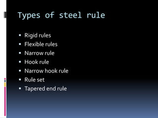 Rules and Rule Types