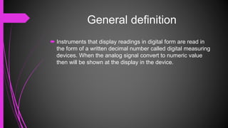Measurements devices h | PPTX