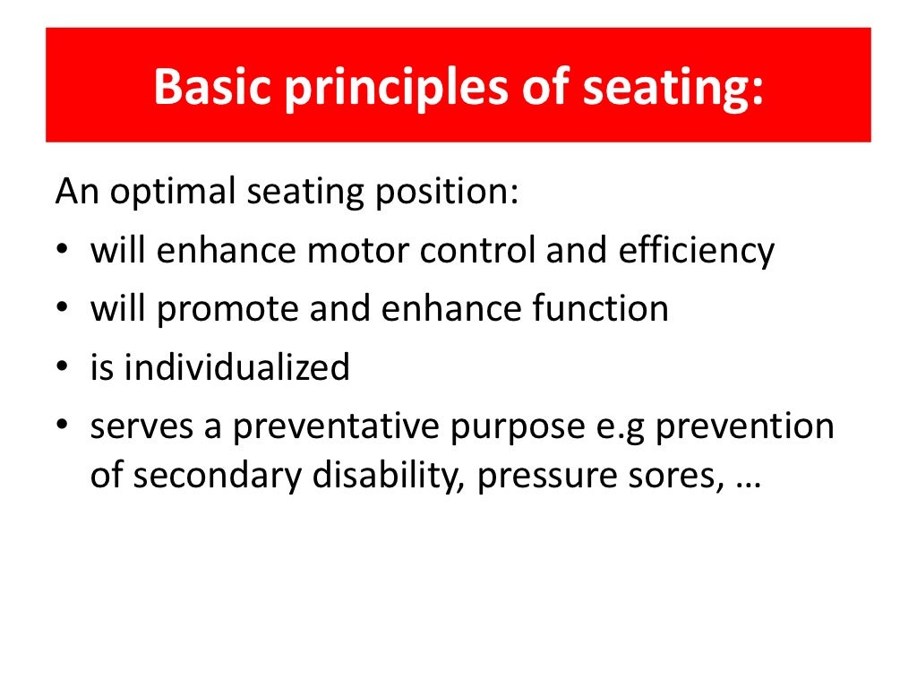 Measurements for prescription of wheelchair
