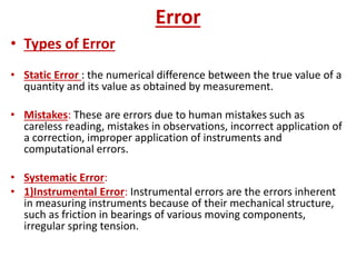Measurements lecture 1 | PDF