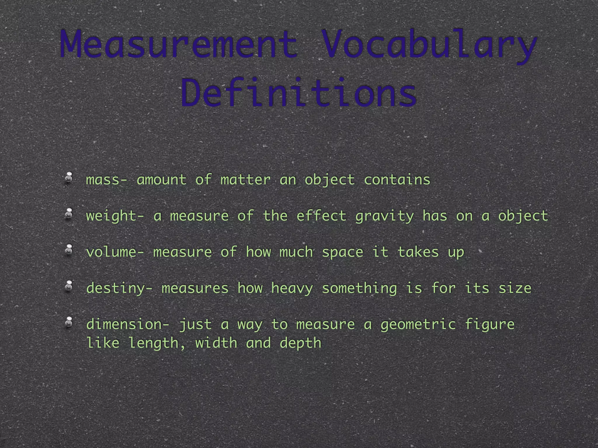 Measurement summative assesment | KEY