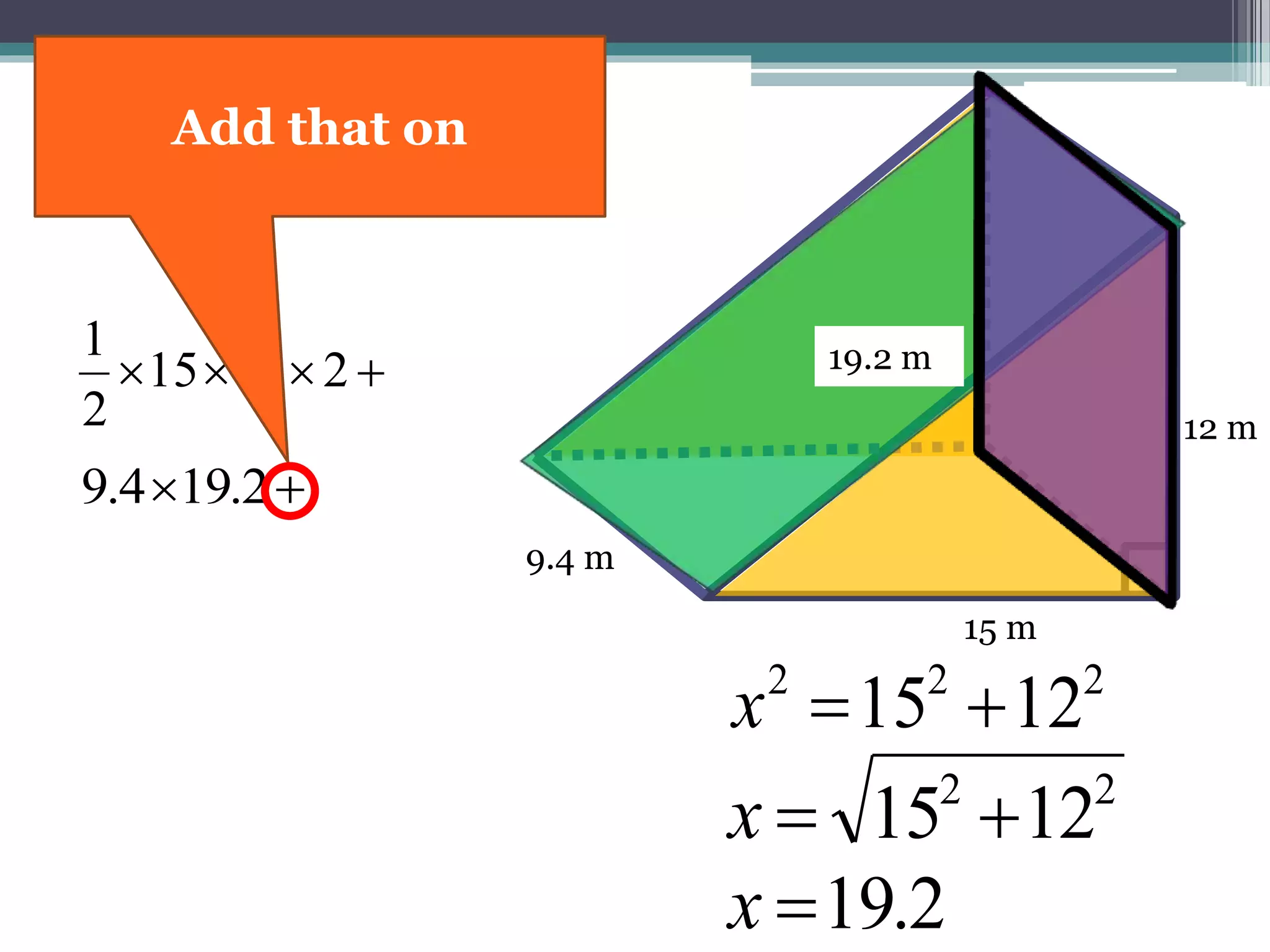 Surface Area of Triangular Prism 2 | PPT
