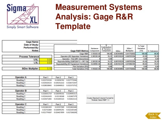 measurement system analysis measurement systems